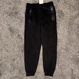 H&M Kids Black Joggers with Zipper Pockets